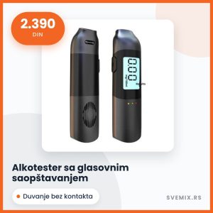 Alkotester bez nastavka, sa glasovnim saopštavanjem