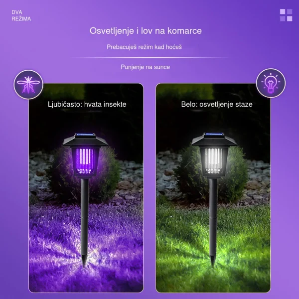 Solarna lampa protiv komaraca, vodootporna Solarna lampa protiv komaraca, vodootporna